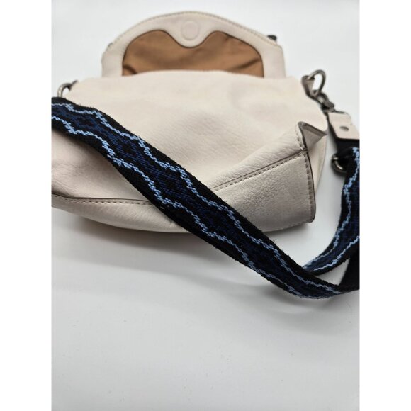 the sak Deena Leather Cream Zip Flap Crossbody w/Camera Strap - Picture 9 of 9